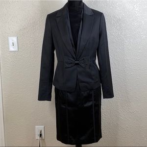 SOLD White House black market tuxedo blazer skirt set